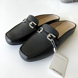 Geox mule flats.  Brand new.  Never worn.